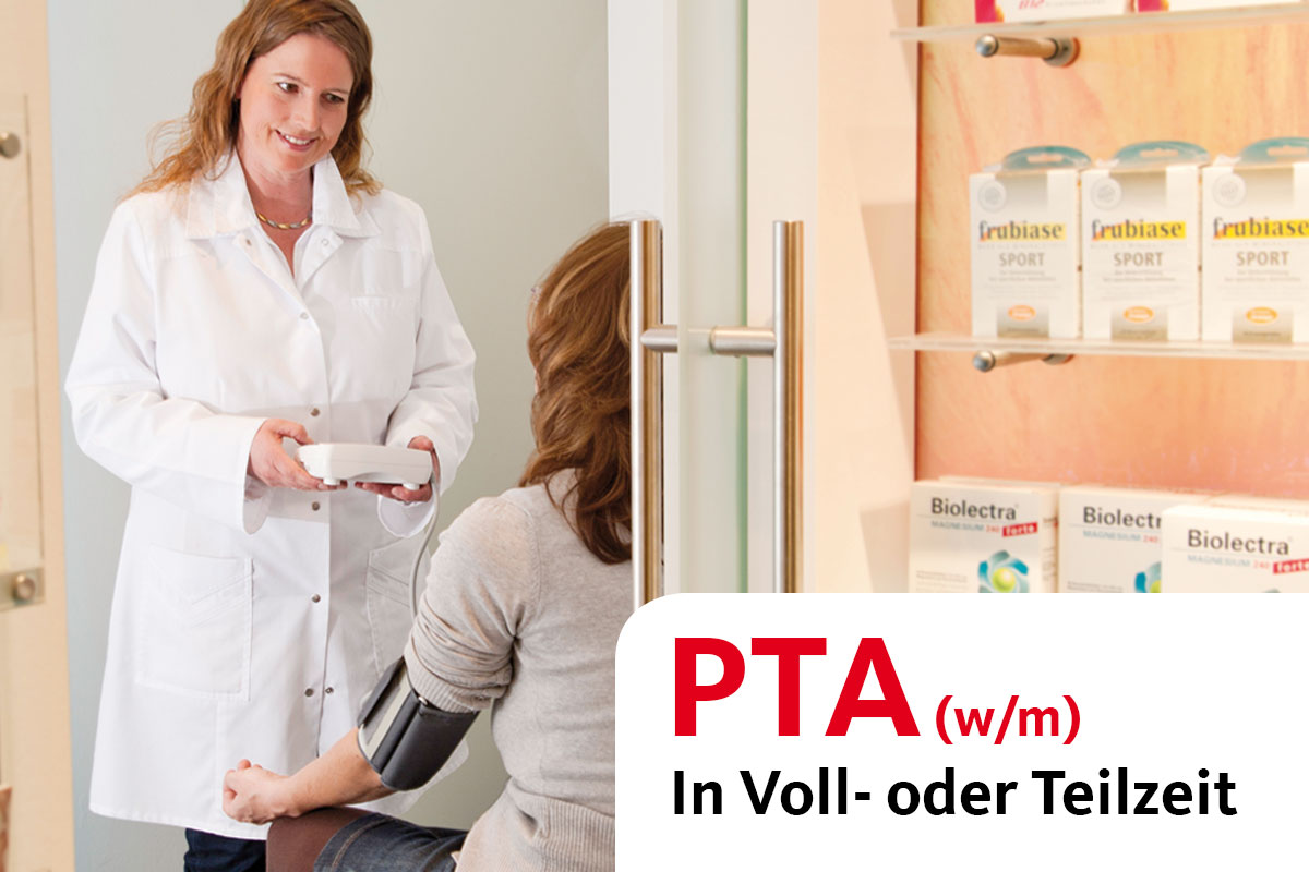 Sie sind PTA (Pharmazeutisch-technische/er Assistent/in)? 